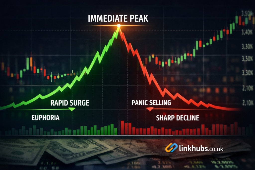 immediate peak